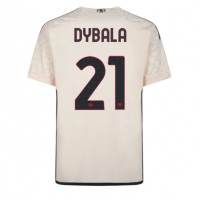 Dres AS Roma Paulo Dybala #21 Preč 2023-24 Krátky Rukáv
